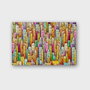 Wallity Pintura decorativa de vidrio templado Multicolor 40 x 60 cm